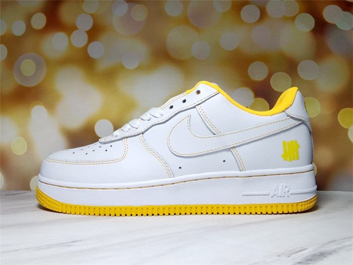 Men's Air Force 1 Low White/Yellow Shoes 0256